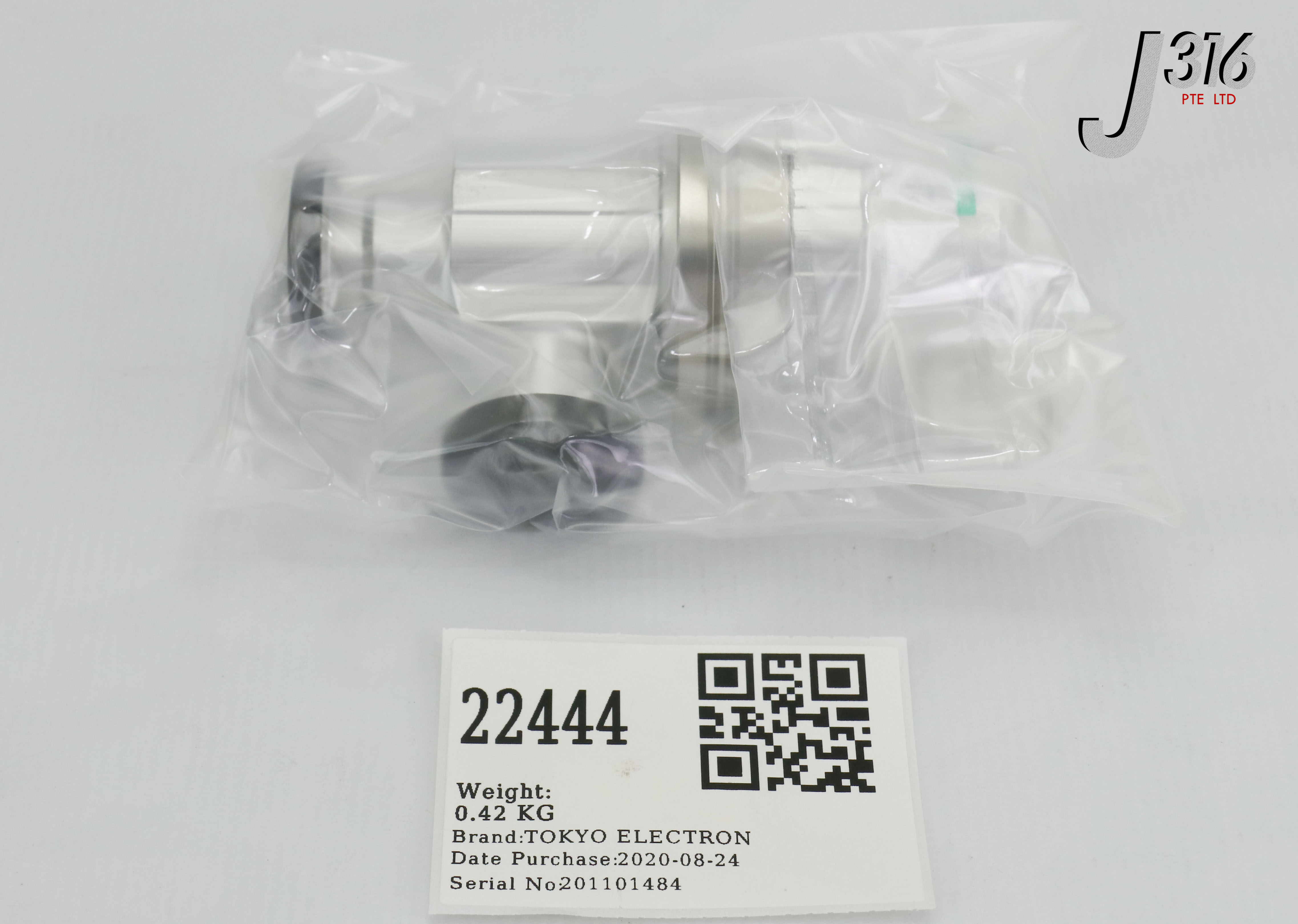 バッグ p 22444 TOKYO ELECTRON ANGLE VACUUM VALVE, CKD AVB41V-X0004 (NEW
